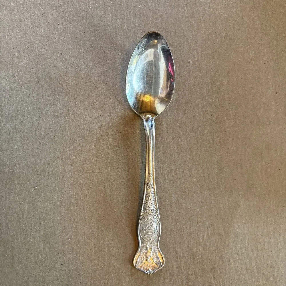 Interstate Silver Co US Collectible Silver Souvenir Spoon Wisconsin Vintage